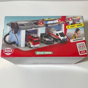 Dickie Toys Rescue Garage, sounds & light